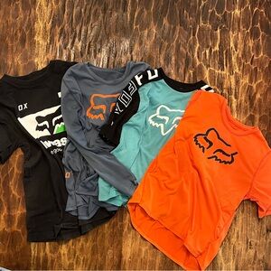 Bundle of boys fox shirts
